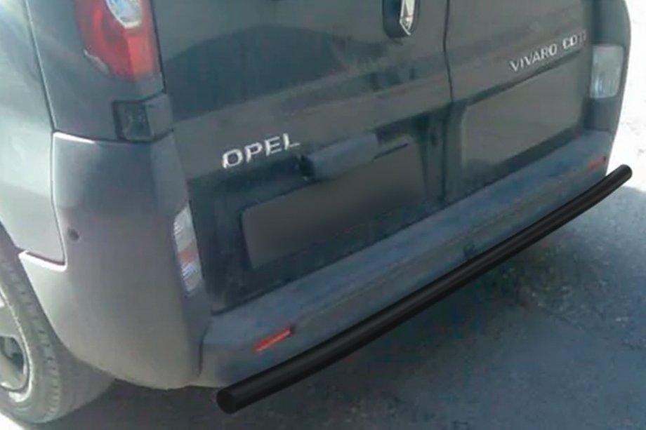 Renault Trafic 2001–2015 Protectie Spate AK002 Negru (Otel Inoxidabil) Foto 3