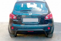 Nissan Qashqai 2010-2014 Bara Spate AK007 Negru (Otel Inoxidabil) foto 1