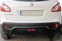 Nissan Qashqai 2010-2014 Bara Spate AK007 Negru (Otel Inoxidabil) foto 2