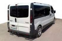 Renault Trafic 2001–2015 Colturi Spate AK003 Negru (Otel Inoxidabil) foto 1