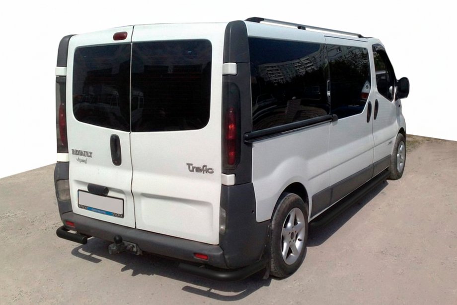 Renault Trafic 2001–2015 Colturi Spate AK003 Negru (Otel Inoxidabil) Image