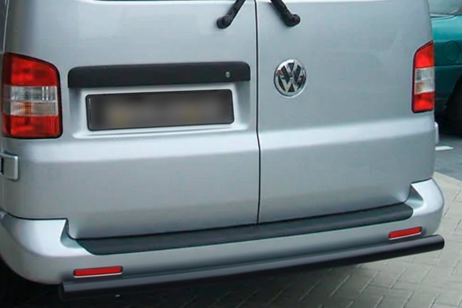 Volkswagen Caddy 2004-2010 Bara spate Black (1 buc, otel inoxidabil) Image