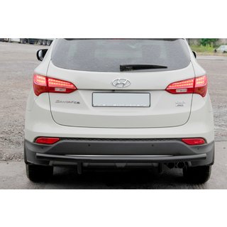 Bara Spate AK002 Negru (Otel Inoxidabil) Hyundai Santa Fe 3 2012-2018 foto 3