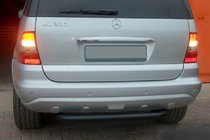 Mercedes ML W163 1997-2005 Bara Spate AK006 Negru (Otel Inoxidabil) foto 1