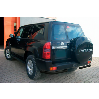 Colturi Spate AK003 Negru (2 buc, Otel Inoxidabil) Nissan Patrol Y61 1997-2011