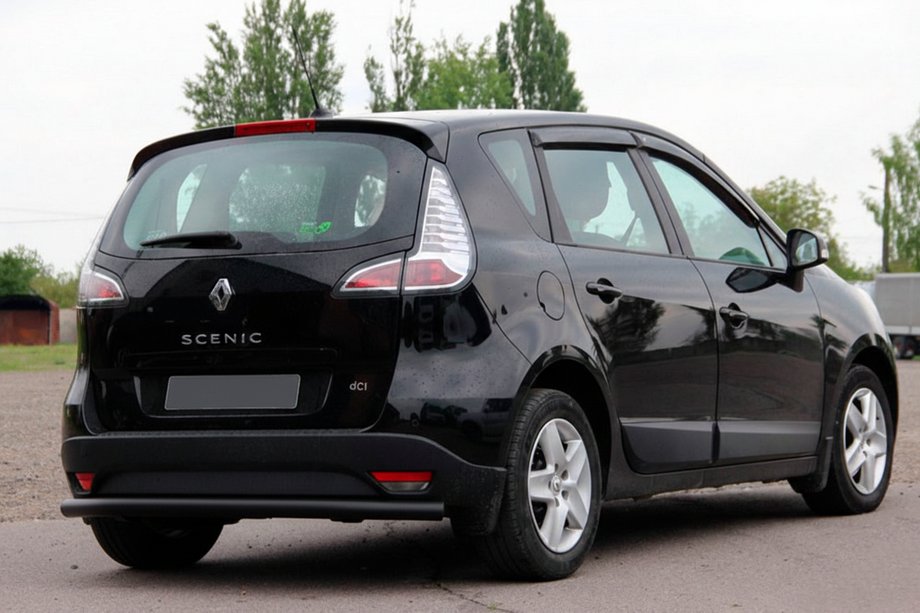 Renault Scenic/Grand 2009-2016 Bara Spate AK002 Neagra (Otel Inoxidabil) Foto 2