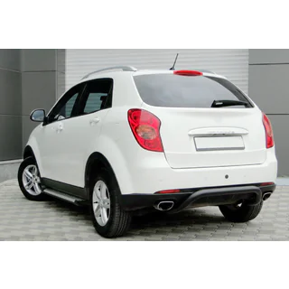 Bara spate AK006 Negru (Otel inoxidabil) SsangYong Korando 2010-2019 foto 2