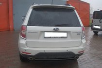 Subaru Forester 2008-2013 Bara Spate AK002 Neagra (Otel Inoxidabil) foto 2