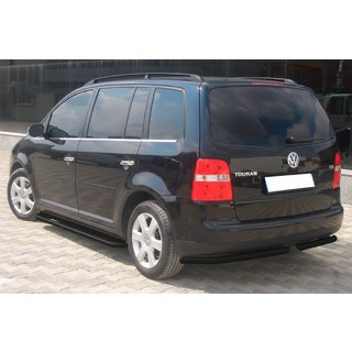 Colturi spate AK003 Negru (2 buc, inox) Volkswagen Touran 2003-2010 foto 3
