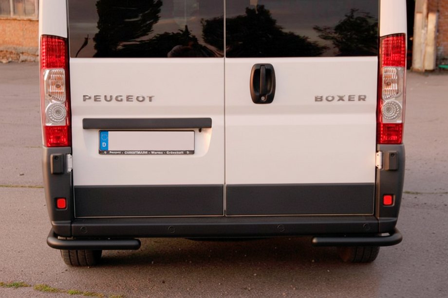 Fiat Ducato 2006-2025 Colturi spate AK003 Negru (2 buc, inox) Foto 3