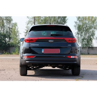 Protectie Spate AK002 Negru (Otel Inoxidabil) Kia Sportage 2015-2021 foto 4