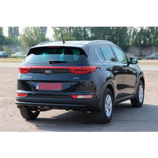 Protectie Spate AK002 Negru (Otel Inoxidabil) Kia Sportage 2015-2021 foto 3
