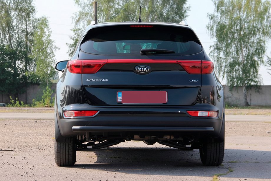 Kia Sportage 2015-2021 Protectie Spate AK002 Negru (Otel Inoxidabil) Foto 4