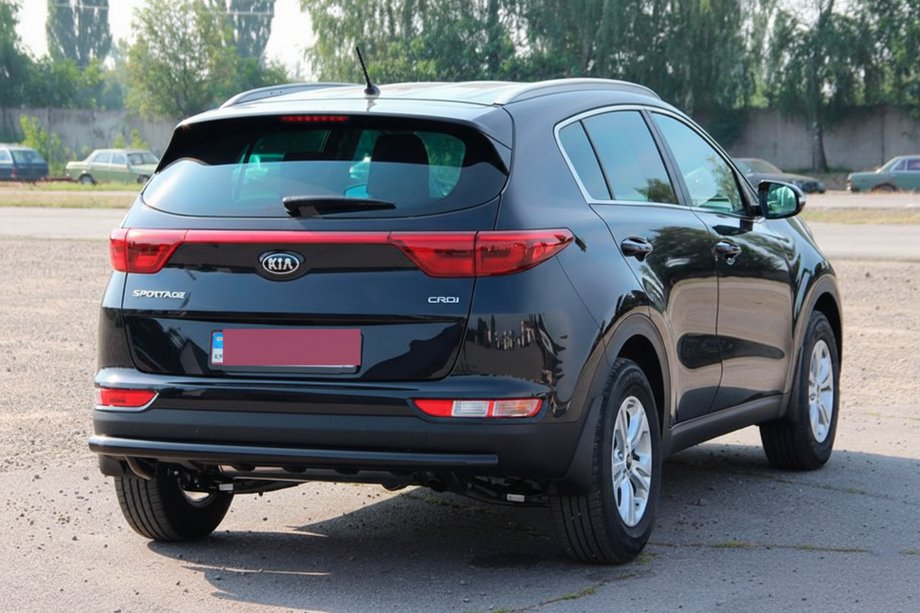 Kia Sportage 2015-2021 Protectie Spate AK002 Negru (Otel Inoxidabil) Foto 3
