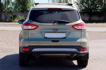 Ford Kuga/Escape 2013-2019 Bara Spate AK002 Neagra (Otel Inoxidabil) foto 1