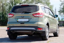 Ford Kuga/Escape 2013-2019 Bara Spate AK002 Neagra (Otel Inoxidabil) foto 3