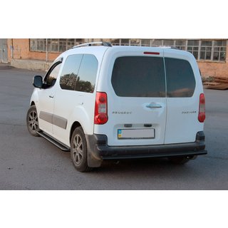 Protectie Spate Black (Otel Inoxidabil) 60 mm Citroen Berlingo 2008-2018 foto 3