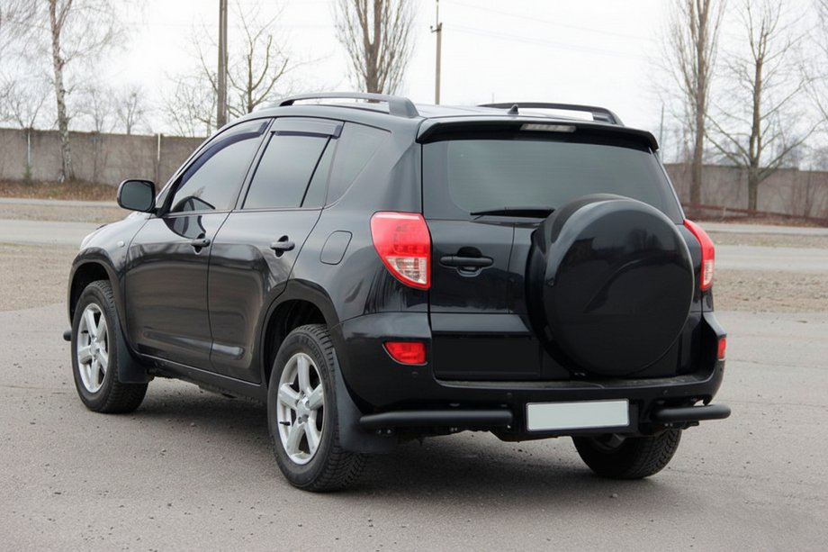 Toyota Rav 4 2006-2013 Colturi spate AK003 Negru (2 buc, inox) Foto 3