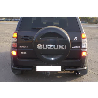 Protectie Spate AK003 Negru (Otel Inoxidabil) Suzuki Grand Vitara 2005-2017 foto 1
