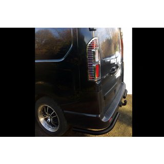 Colturi spate Black (2 buc, inox) Renault Trafic 2015- foto 2