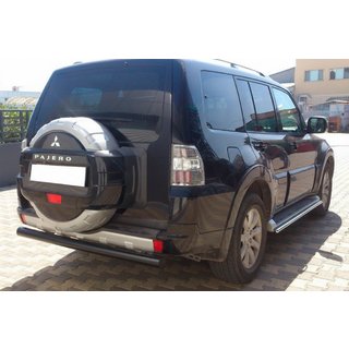 Bara Spate AK002 Negru (Otel Inoxidabil) Mitsubishi Pajero Wagon III 1999-2006 foto 3