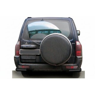 Bara Spate AK003 Negru (Otel Inoxidabil) Mitsubishi Pajero Wagon III 1999-2006 foto 1