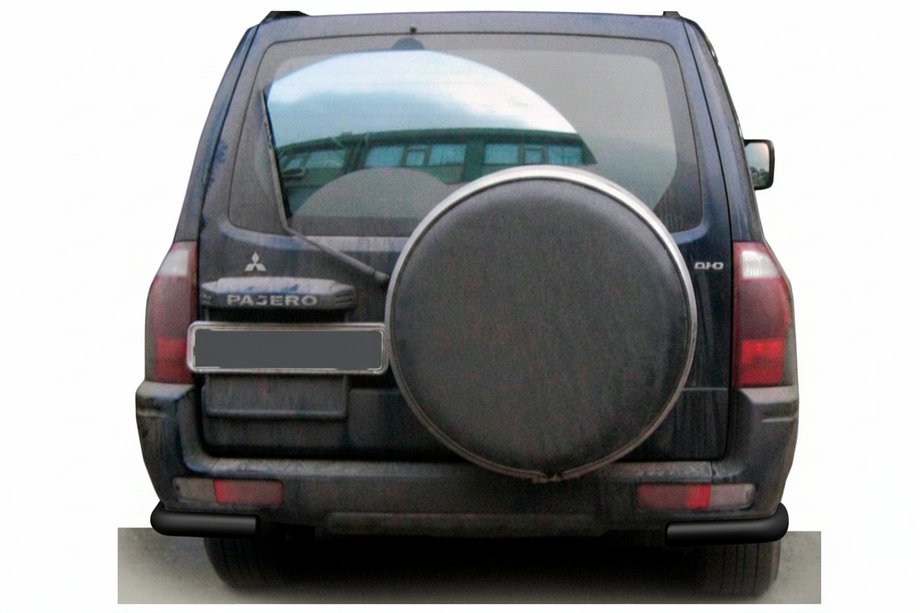 Mitsubishi Pajero Wagon III 1999-2006 Bara Spate AK003 Negru (Otel Inoxidabil) Foto 1