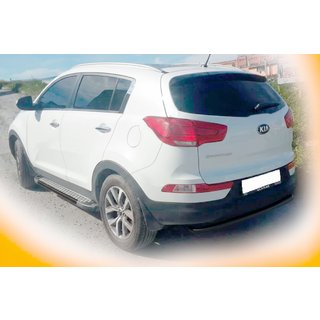 Bara Spate AK002-1 Negru (Otel Inoxidabil) Kia Sportage 2010-2015 foto 2