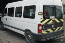 Renault Master 1998-2010 Bara Spate AK002 Negru (Otel Inoxidabil) foto 1