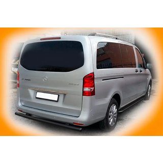Protectie Spate AK002 Negru (Otel Inoxidabil) Mercedes Vito/V-class W447 2014- foto 2