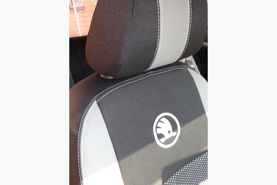 Skoda Octavia II A5 2006-2010 Huse Auto (Piele Ecologica↗Textil, Premium) Foto 17