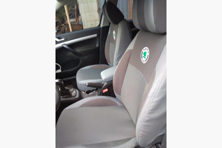 Skoda Octavia II A5 2010-2013 Huse Auto (Piele Ecologica↗Textil, Premium) Foto 2