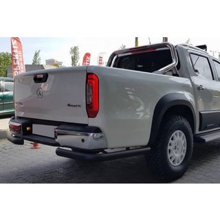 Bara de protectie spate AK003 Black (2018-2022, inox) Ford Ranger 2011–2022 foto 1