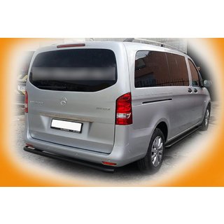 Protectie Colt Spate AK003 Negru (Otel Inoxidabil) Mercedes Vito/V-class W447 2014- foto 4