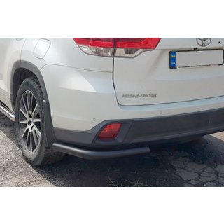 Colturi spate Black (2 buc, inox) Toyota Highlander 2013-2019 foto 1