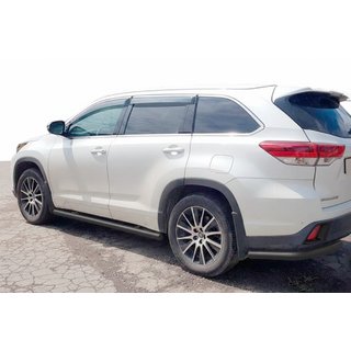 Colturi spate Black (2 buc, inox) Toyota Highlander 2013-2019 foto 2