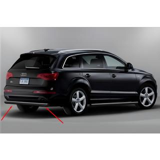 Protectie Spate AK002 Negru (Otel Inoxidabil) Audi Q7 2005-2015
