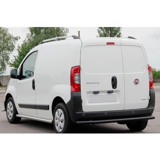Protectie Spate Black (Otel Inoxidabil) Fiat Fiorino/Qubo 2008-2024 foto 1