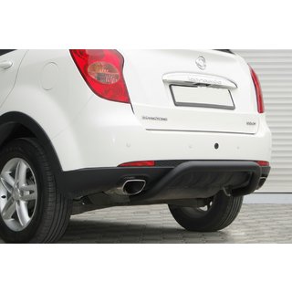 Bara spate AK006 Negru (Otel inoxidabil) SsangYong Action 2005-2018 foto 2