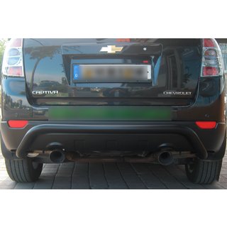 Bara Spate AK007 Negru (Otel Inoxidabil) Chevrolet Captiva 2006-2019 foto 1