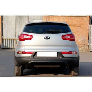 Bara Spate AK007 Negru (Otel Inoxidabil) Kia Sportage 2010-2015 foto 2