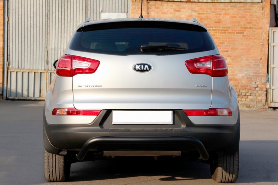 Kia Sportage 2010-2015 Bara Spate AK007 Negru (Otel Inoxidabil) Foto 2