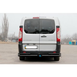 Colturi spate Double Black (2 buc, inox) foto 2