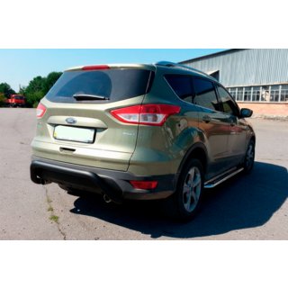 Bara Spate AK007 Negru (Otel Inoxidabil) Ford Kuga/Escape 2013-2019 foto 1
