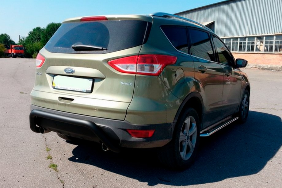 Ford Kuga/Escape 2013-2019 Bara Spate AK007 Negru (Otel Inoxidabil) Image