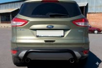 Ford Kuga 2008-2013 Bara Spate AK007 Negru (Otel Inoxidabil) foto 3