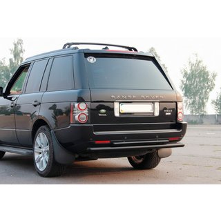 Bara spate dubla AK002 Negru (otel inoxidabil) Range Rover III L322 2002-2012 foto 1