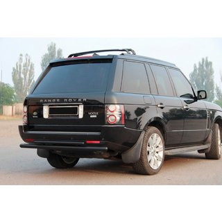 Bara spate dubla AK002 Negru (otel inoxidabil) Range Rover III L322 2002-2012 foto 3