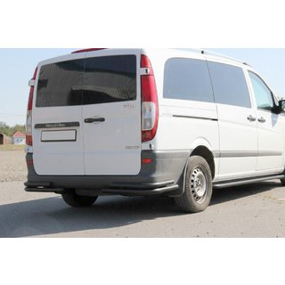 Colturi spate AK003-Double Black (2 buc, inox) Mercedes Vito W639 2004-2014 foto 1