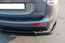 Mitsubishi Outlander 2012-2021 Bara Spate AK004 Negru (Otel Inoxidabil) foto 4